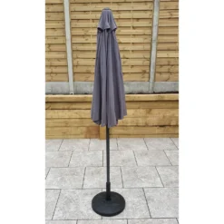2.5m Grey Table Parasol -Garden Furniture Shop 2 5m grey table parasol p83677 173276 zoom