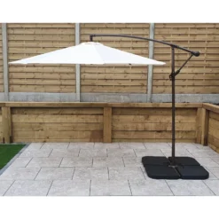 3m Banana Parasol With Beige Canopy -Garden Furniture Shop 3m banana parasol with beige canopy p83661 173224 zoom