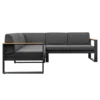 Agrigento Grey Corner Sofa 218 X 218 X 59 Cm