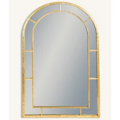 Antique Gold Medium Arch Window Mirror