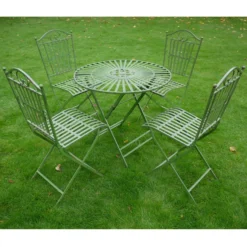 Antique Green Garden Bistro Set