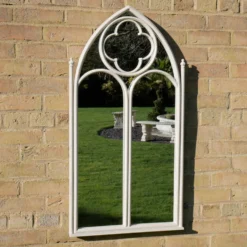 Arched Gothic Garden Mirror