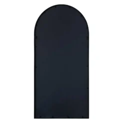 Arcus Black Metal Framed Arched Garden Wall Mirror - 120x60cm -Garden Furniture Shop arcus black metal framed arched garden wall mirror 120x60cm p85017 181492 zoom