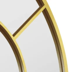 Arcus Gold Framed Arched Window Style Garden Mirror -Garden Furniture Shop arcus gold framed arched window style garden mirror p85111 182000 zoom
