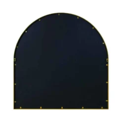 Arcus Gold Metal Framed Arched Wall Garden Mirror - 100x100cm -Garden Furniture Shop arcus gold metal framed arched wall garden mirror 100x100cm p85112 182029 zoom
