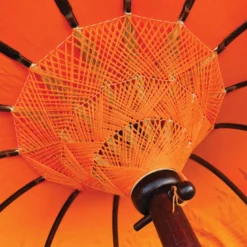 Bali Ceremonial Triple Parasol Orange & Gold -Garden Furniture Shop bali ceremonial triple parasol orange gold p68808 108357 zoom