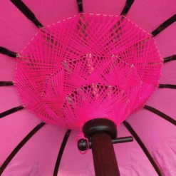 Bali Ceremonial Triple Parasol Pink & Gold -Garden Furniture Shop bali ceremonial triple parasol pink gold p68809 108365 zoom