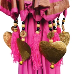Bali Ceremonial Triple Parasol Pink & Gold -Garden Furniture Shop bali ceremonial triple parasol pink gold p68809 108367 zoom