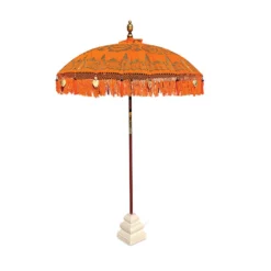 Bali Large Parasol Base (Terrazzo) White -Garden Furniture Shop bali large parasol base terrazzo white p77030 126796 zoom