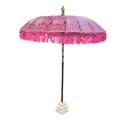 Bali Parasol Base (Terrazzo) White -Garden Furniture Shop bali parasol base terrazzo white p71850 108449 zoom