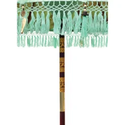 Bali Sun Parasol Mint And Gold 2m (With Pole Joint) -Garden Furniture Shop bali sun parasol mint and gold 2m with pole joint p62015 126766 zoom