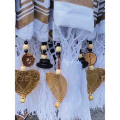 Bali Sun Parasol White And Gold 2m (With Pole Joint) -Garden Furniture Shop bali sun parasol white and gold 2m with pole joint p62018 108747 zoom