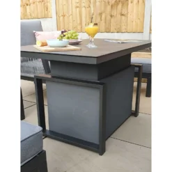Bettina Grey Aluminium 7 Seater Sofa Dining Set With Lift Table -Garden Furniture Shop bettina grey aluminium 7 seater sofa dining set with lift table p78599 134698 zoom
