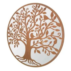Bird Tree Design Round Garden Mirror -Garden Furniture Shop bird tree design round garden mirror p75753 119079 zoom