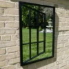 Black Industrial Outdoor Mirror