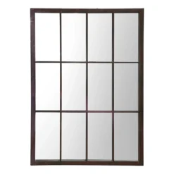 Black Metal 12 Section Outdoor Mirror -Garden Furniture Shop black metal 12 section outdoor mirror p77438 130979 zoom