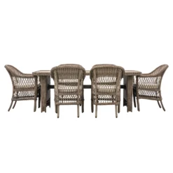 Cagliari Natural 6 Seater Dining Set -Garden Furniture Shop cagliari natural 6 seater dining set p82488 168284 zoom
