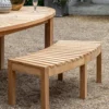 Champillet Natural Wood Bench 148 X 63 X 45 Cm