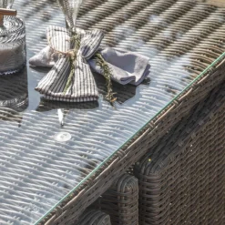 Corse Natural Rattan 10 Seater Cube Dining Set -Garden Furniture Shop corse natural rattan 10 seater cube dining set p77818 130770 zoom