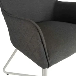 Dark Grey Cross Frame Outdoor Dining Chair -Garden Furniture Shop dark grey cross frame outdoor dining chair p76703 125516 zoom