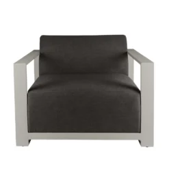 Dark Grey Single Outdoor Chair -Garden Furniture Shop dark grey single outdoor chair p76649 125747 zoom