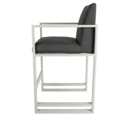 Dark Grey Straight Back Outdoor Bar Stool -Garden Furniture Shop dark grey straight back outdoor bar stool p76697 125359 zoom