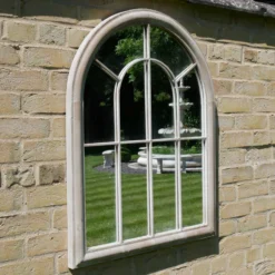 Decorative Arched Outdoor Garden Mirror