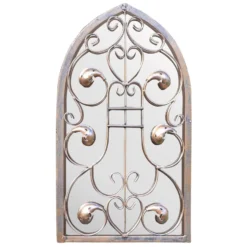 Dorset Arched Garden Accent Mirror -Garden Furniture Shop dorset arched garden accent mirror p75582 118374 zoom