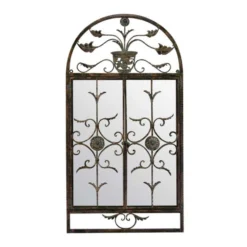 Dorset Rustic Scroll Large Garden Mirror -Garden Furniture Shop dorset rustic scroll large garden mirror p75697 118804 zoom