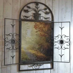 Dorset Rustic Scroll Large Garden Mirror -Garden Furniture Shop dorset rustic scroll large garden mirror p75697 118809 zoom