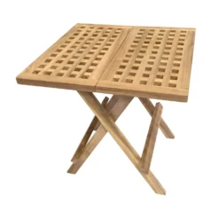 Driftwood Picnic Table Square Folding
