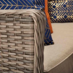 Edwina Natural And Grey Rattan Corner Sofa Dining Set -Garden Furniture Shop edwina natural and grey rattan corner sofa dining set p78442 133954 zoom