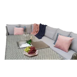 Edwina Special Grey Rattan Corner Sofa Dining Set With Lift Table -Garden Furniture Shop edwina special grey rattan corner sofa dining set with lift table p78448 134000 zoom