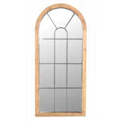 Fair Isle Arched Metal Frame Mirror