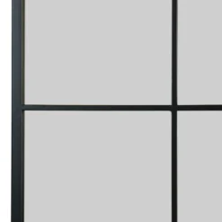 Fenestra Black Modern Window Style Leaner / Wall Mirror -Garden Furniture Shop fenestra black modern window style leaner wall mirror p85123 182110 zoom