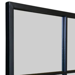 Fenestra Black Modern Window Style Leaner / Wall Mirror -Garden Furniture Shop fenestra black modern window style leaner wall mirror p85123 182111 zoom