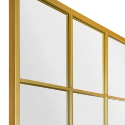 Fenestra Gold Modern Window Style Leaner / Wall Mirror -Garden Furniture Shop fenestra gold modern window style leaner wall mirror p85120 182086 zoom