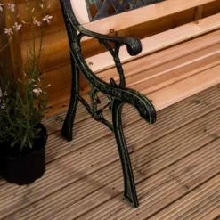 Garden Bench Cross Style -Garden Furniture Shop garden bench cross style p54335 73451 zoom