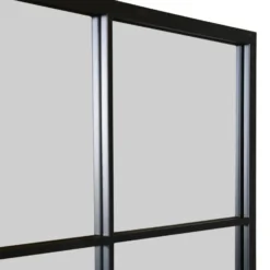 Genestra Black Modern Window Style Garden Wall Mirror -Garden Furniture Shop genestra black modern window style garden wall mirror p85125 182122 zoom