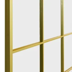 Genestra Narrow Gold Modern Window Style Garden Wall Mirror -Garden Furniture Shop genestra narrow gold modern window style garden wall mirror p85147 182302 zoom