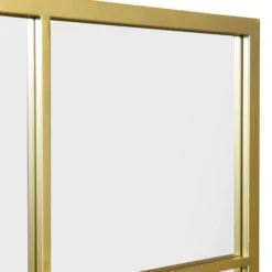 Genestra Narrow Gold Modern Window Style Garden Wall Mirror -Garden Furniture Shop genestra narrow gold modern window style garden wall mirror p85147 182303 zoom