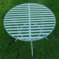 Garden Furniture Shop -Garden Furniture Shop green metal side table p77024 126751 zoom