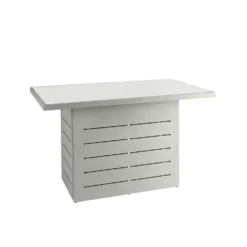 Grey Plain Top Outdoor Bar Table