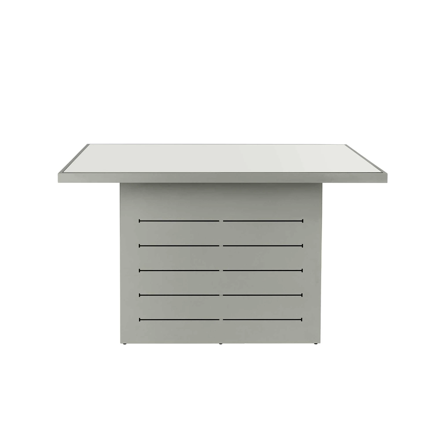 Grey Plain Top Outdoor Bar Table 2 Grey Plain Top Outdoor Bar Table - Image 2