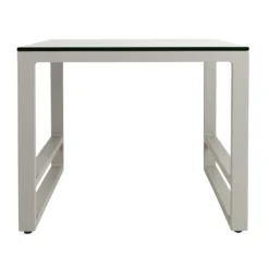 Grey Plain Top Outdoor Side Table -Garden Furniture Shop grey plain top outdoor side table p76681 124555 zoom