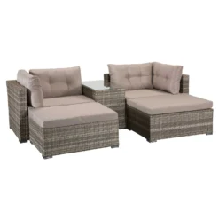 Harper Grey Rattan Stackable Sofa Set -Garden Furniture Shop harper grey rattan stackable sofa set p78480 134488 zoom