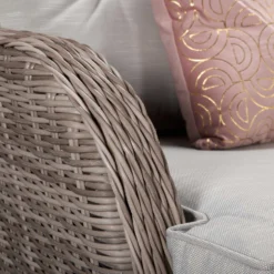 Harriet Grey Rattan 4 Seater Sofa Set -Garden Furniture Shop harriet grey rattan 4 seater sofa set p78481 134509 zoom