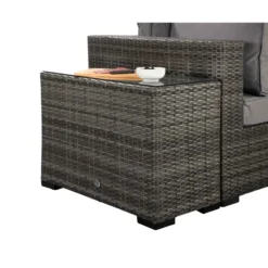 Jessica Grey Rattan Large Corner Sofa With Pouffe And End Tables -Garden Furniture Shop jessica grey rattan large corner sofa with pouffe and end tables p78484 134544 zoom