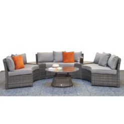 Juliet Grey Rattan Half Moon Sofa Set -Garden Furniture Shop juliet grey rattan half moon sofa set p78485 134556 zoom