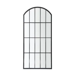 Kemsley Black Outdoor Mirror